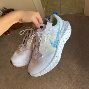 Nike Crater Impact in white/blue/gray